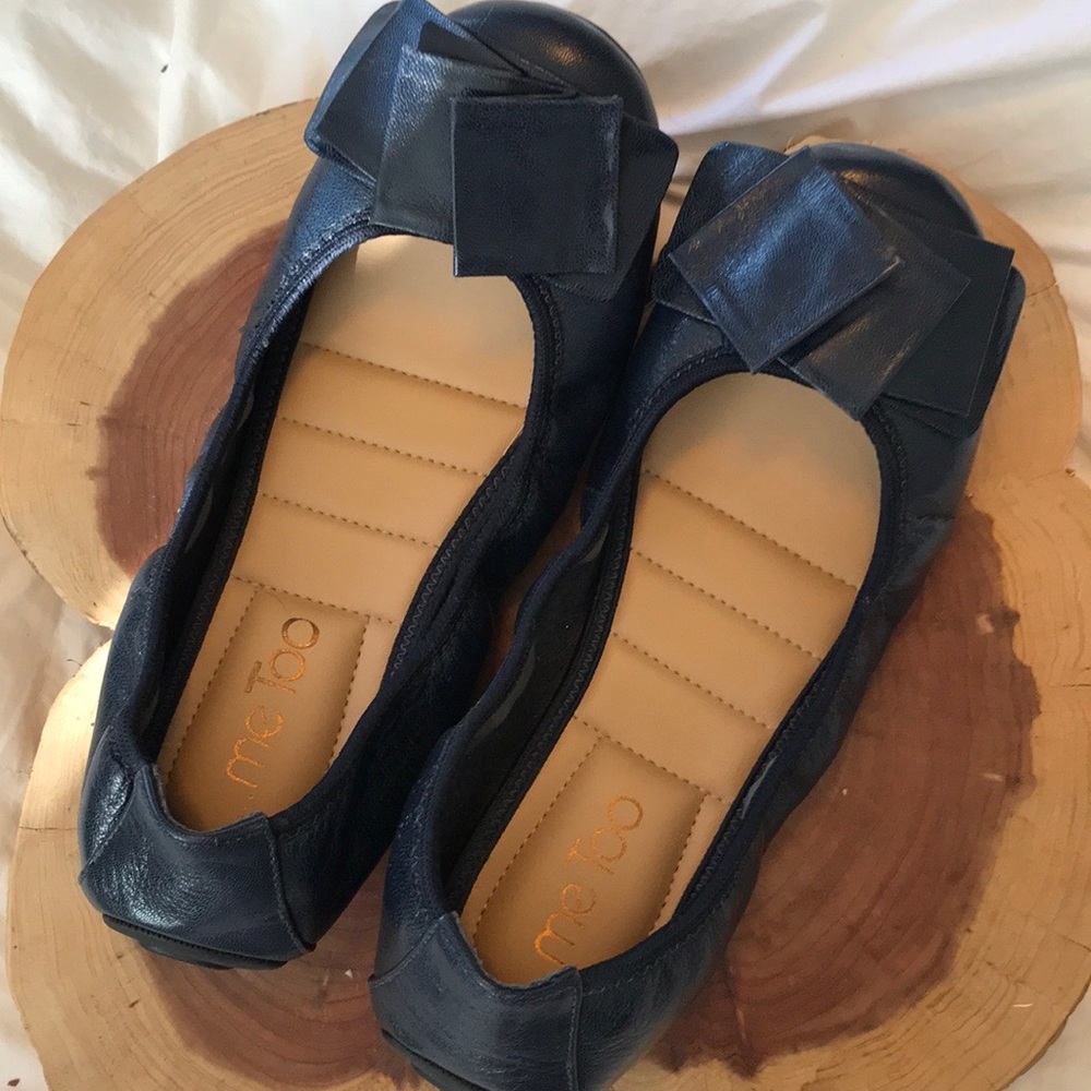 Navy flats